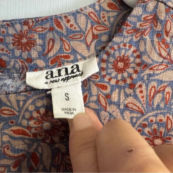 3/$32 A New Approach A.N.A Floral Top Size Small - Picture 3 of 7